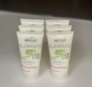 6 X Wella Elements Renewing Shampoo Trial Size 1.01oz ea Sulfate & Paraben Free - Picture 1 of 3