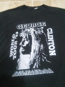Maglia George Clinton vintage anni 90 World Tour 1993 P Funk All Star taglia XL RARA - Foto 1 di 8