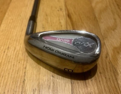 Taco de golfe Zevo XSD 8 ferro híbrido feminino leve flex eixo grafite 34,75" destro! - Imagem 1 de 4