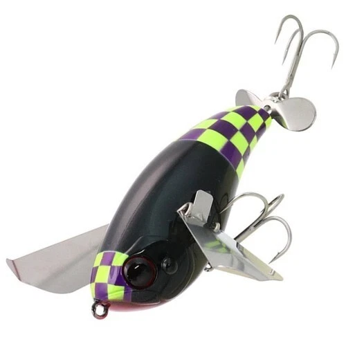 JACKALL Mega Pompadour Black Checker 120mm / 57g from Japan