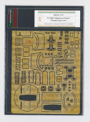 Green Strawberry 1/72 YT-1300 Millennium Falcon Cockpit & Gun Wells Details Set - Image 1 of 4