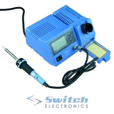 48W Digital Temperature Adjustable ESD Safe Soldering Iron Station Solder - Image 1 of 2