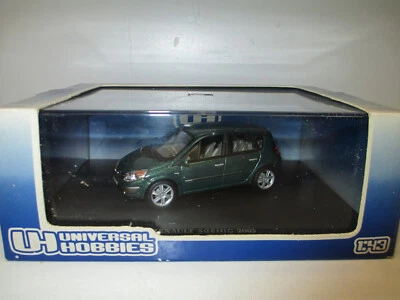 RENAULT SCENIC 2 II Vert Foncé Dark Green 2003 UNIVERSAL HOBBIES UH 2134 au 1/43 - Photo 1/4