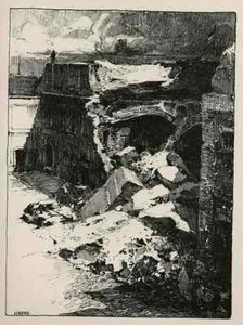 1915 ANVERS FORT LIERRE - Luigi KASIMIR - ANTWERPEN - OriginalLithographie - Picture 1 of 1