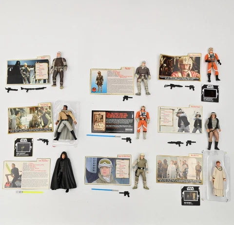 Star Wars 3.75” Lot 9 Action Figures And Accessories LFL 1995-98 Cover