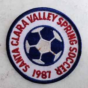 Santa Clara Valley Springs Fußball 1987 Aufnäher 3 Zoll Durchmesser - Bild 1 von 3