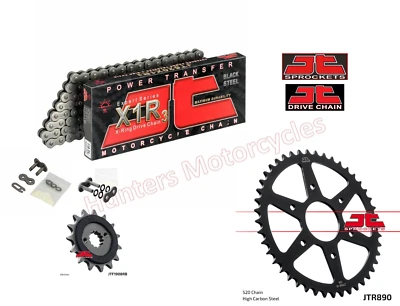 KTM 390 Duke JT Heavy Duty X-Ring Chain and JT Sprockets Kit (2021 to 2023) - Image 1 of 3