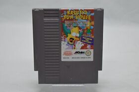 Jeu game Krusty's Fun House Les simpson console Nintendo NES PAL FAH