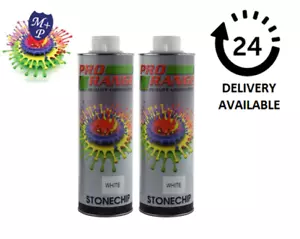 Pro Range 2 x 1 Liter weißer Steinchip überlackierbar lackierbar - Bild 1 von 1
