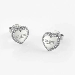 Orecchini a Cuore Guess in acciaio con cristalli jube01 427jw rh - Foto 1 di 3