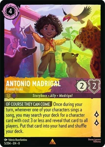 Lorcana Lámina Fría Antonio Madrigal - Amigo de Todos - Reinado de Jafar # 005 - Imagen 1 de 1
