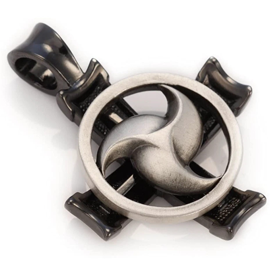 Joyería BICO Australia - AP GWYNEDD Colgante Tono Plata y Negro TT18 Foto 1 de 1