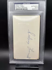 Sidney Lumet signed Cut Autogramm PSA DNA Certified Slab - Director - Bild 1 von 1