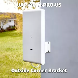For Ubiquiti UAP-AC-M-PRO-US UAP-AC Outdoor WiFi Outside Corner Mounting Bracket - Picture 1 of 5