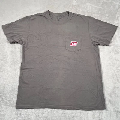 Bald Head Blues Shirt Mens Size Large Gray Graphic Pocket Tee Organic Cotton - Image 1 of 4