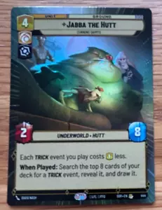 STAR WARS UNLIMITED TCG SPARK OF REBELLION RARE HYPERSPACE FOIL: JABBA THE HUTT - Picture 1 of 1