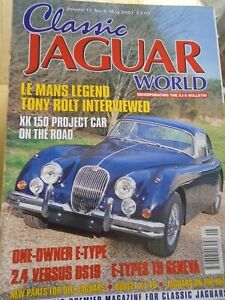 Classic Jaguar World May 2001 Tony Rolt, XK150 project car, E Type, 2.4 vs DS19