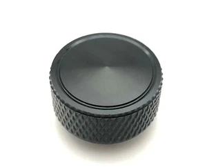 Air Cleaner Wing Nut Knurled 1/4"-20 Knob GMC Chevy Ford Mopar Black Aluminum - Bild 1 von 3
