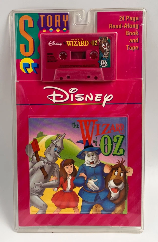 Disney's The Story Of The Wizard Of OZ Read Along with Cassette Sealed New - Image 1 of 4