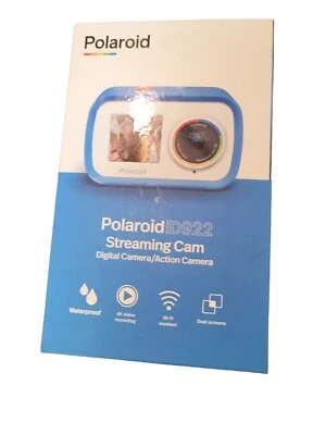 Polaroid iD922 4k  helmet cam Streaming Action Camera - Blue - Image 1 of 4