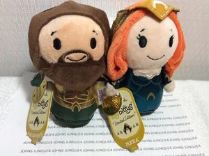 HALLMARK ITTY BITTYS AQUAMAN & MERA New with tags SET OF 2 LIMITED EDITION DC - Picture 1 of 4