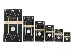 Wire Plate Hangers Wall DELUXE CHOICE of 6 SIZES BRASS or WHITE FREE SHIPPING - Picture 1 of 4