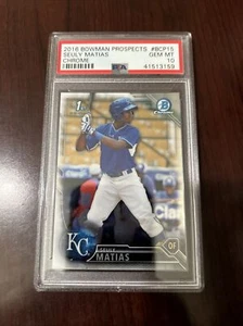 2016 Bowman Chrome Prospects Seuly Matias #BCP15 PSA 10 GEM MT - Picture 1 of 2
