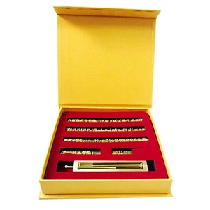 Molde de fuente letras de latón flexibles para máquina de estampado en caliente con número/lette - Imagen 1 de 7