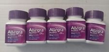 Lot Of 5 Allegra Allergy 24Hr Relief Antihistamine 180mg 24 Gel Caps Exp 11/2023