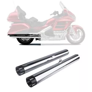 SHARKROAD 4" Slip-on Mufflers for H.o.n.d.a 2012-2017 Gold Wing GL1800 Exhaust - Foto 1 di 7