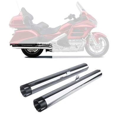 SHARKROAD 4" Slip-on Mufflers for H.o.n.d.a 2012-2017 Gold Wing GL1800 Exhaust - Image 1 of 4