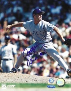 Signed 8x10 JEFF MONTGOMERY "3X All Star"  Kansas City Royals Autographed photo