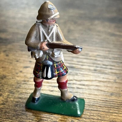 "Figura Seaforth Highlander At-the-Ready - Dragon Trophy - Metal 2,5"" - Sin caja" Foto 1 de 4