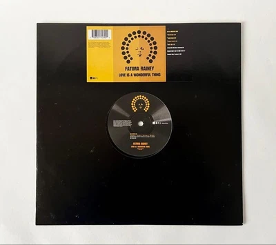 Fatima Rainey Love Is Wonderful Thing 12 Vinyl 1997 VG+ R&B Girl Pop House Foto 1 de 4