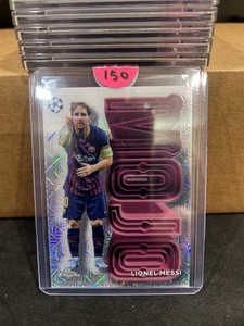 2025 Topps Cromo UEFA Lionel Messi #MJ-10 Mojo Refractor Barcelona Estuche Hit SSP - Imagen 1 de 2