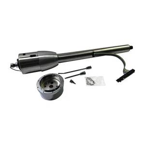 Stainless Steel 28" Tilt Manual Raw Steering Column w/ Wheel Adapter Universal - Picture 1 of 7