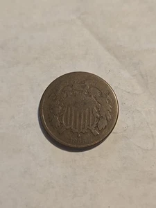 1866- 2 Cent Piece - Picture 1 of 4