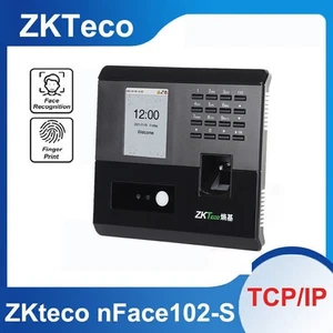 ZKTecon nFace102-S Terminale controllo accessi riconoscimento facciale impronte digitali tempo - Foto 1 di 27
