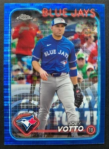 2024 Topps Chrome Blue Sonar Refractor JOEY VOTTO #171 SP /125 Color Match - Picture 1 of 2