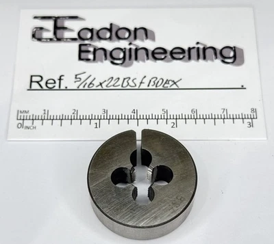 5/16" x 22TPI BSF (British Standard Fine) Button Die, HSS. By top brands. - Image 1 of 4
