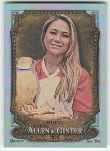 Retrato plateado 1047 Topps Allen & Ginter #227 Miki Sudo #24 - Imagen 1 de 2