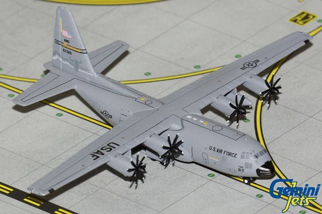 GMUSA151 GeminiJets C-130H Hercules 1/400 Model #96-7325 USAF 120th AW, 106th - Image 1 of 1