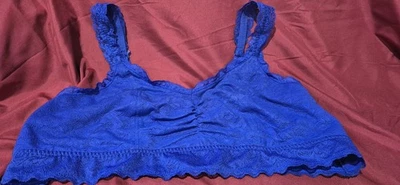 NWOT Torrid Curve Size 3 3x Royal Blue Bralette Lace Un Padded Comfort Straps  - Image 1 of 4