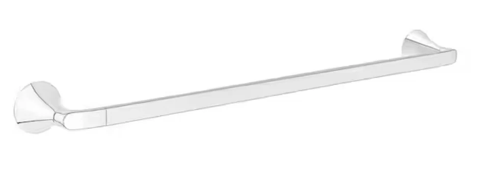 Brea 24 in. Towel Bar in Polished Chrome Foto 1 de 1