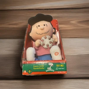 Gemmy PEANUTS – Lucy with Light Up Snowflake Musical Dancing Toy Plush - Picture 1 of 4