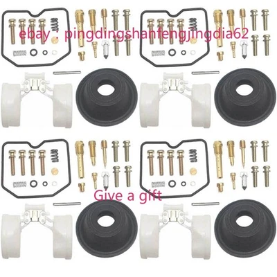 4X PARA Kawasaki ZX1100 GPZ 1100 1995-1996 Kit de Reparo de Carburador Diafragma Flutuante - Imagem 1 de 3