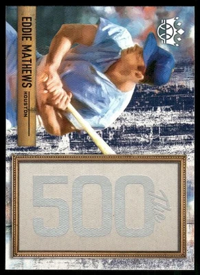 Eddie Mathews 2018 Panini Diamond Kings #500-EM The 500 51430 - Image 1 of 2