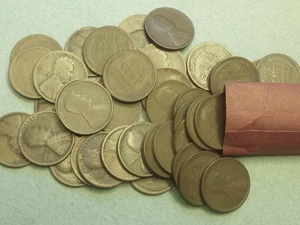 ROLL 1911 LINCOLN CENTS G-VG - Picture 1 of 3