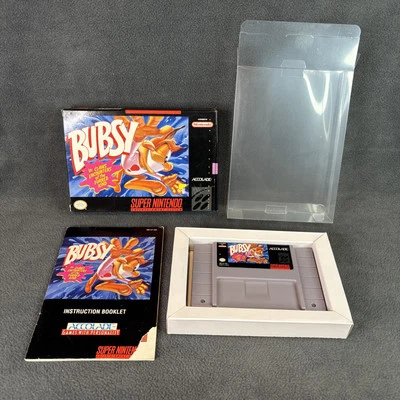 Super Nintendo - Bubsy in Claws Encounters of the Furred Kind - CIB - Tested - Image 1 of 4