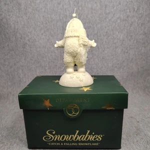 Department 56 Snowbabies Catch a Falling Snowflake Porzellan Figur mit Box - Bild 1 von 3